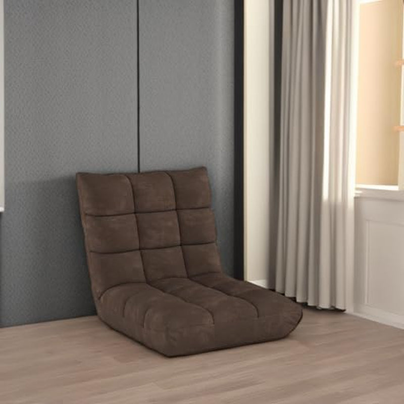 Floor Chair with Back Support, Folding Sofa Chair