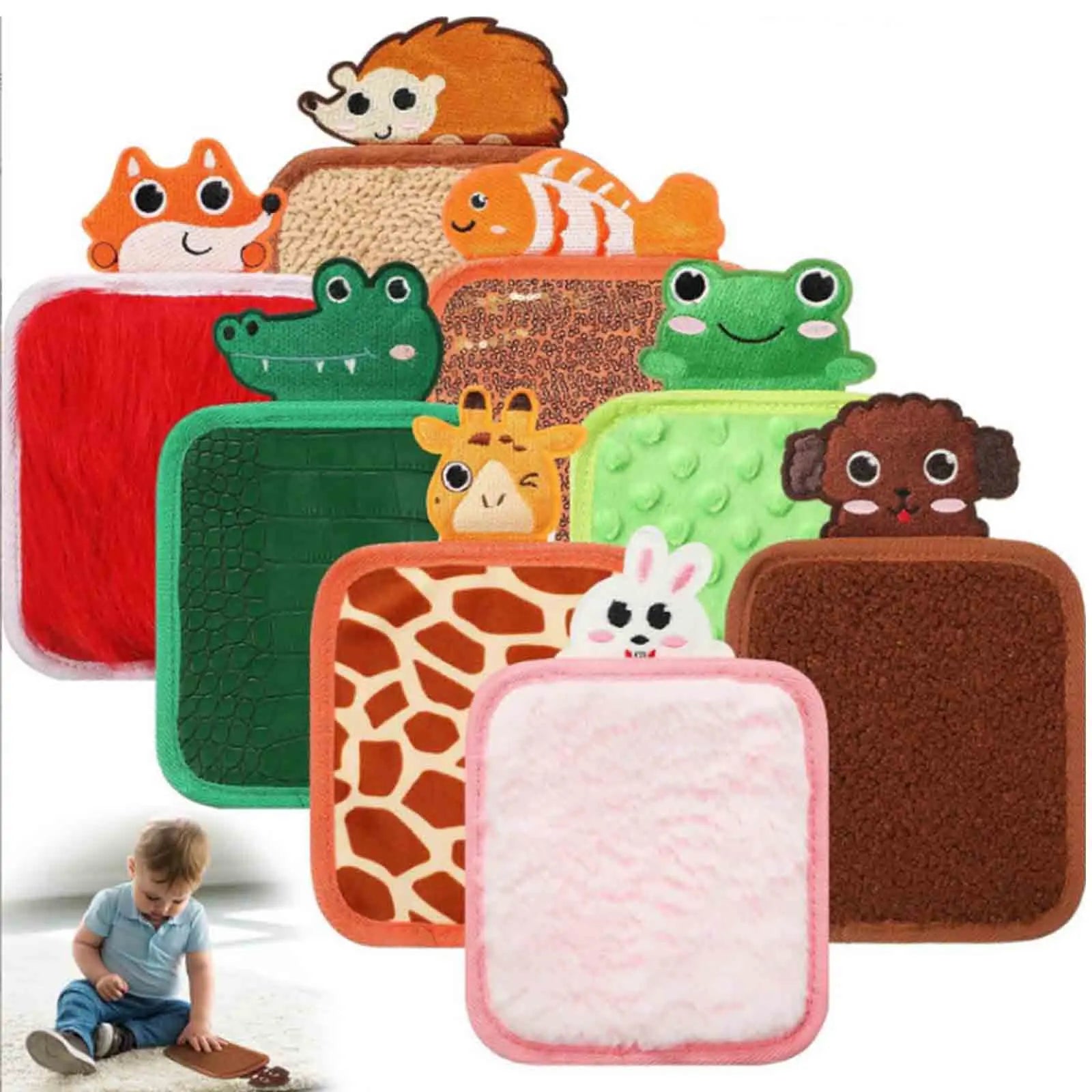 8Pcs Sensory Mats Tactile Sensory Toys - Sensory Haven