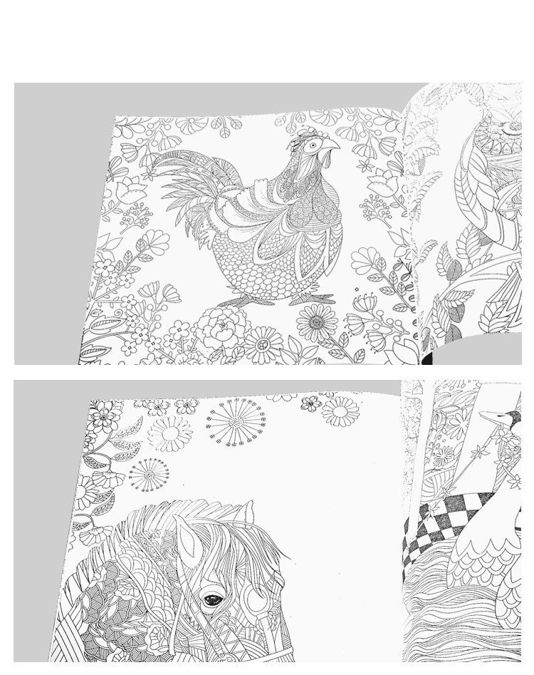 Adult coloring book - Sensory Haven