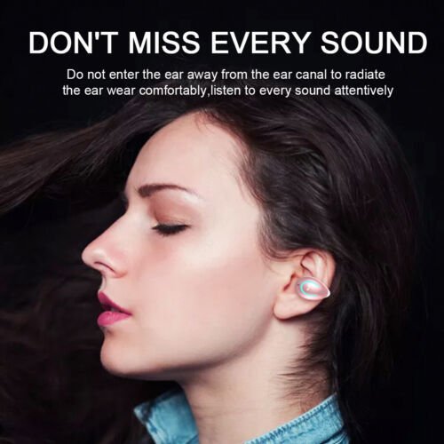 Bone Conduction Headset Bluetooth 5.0 Wireless Outdoor Semi - in - Ear Headphones - Sensory Haven