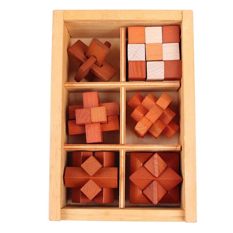 Brain Teaser Puzzle Box Set - Sensory Haven