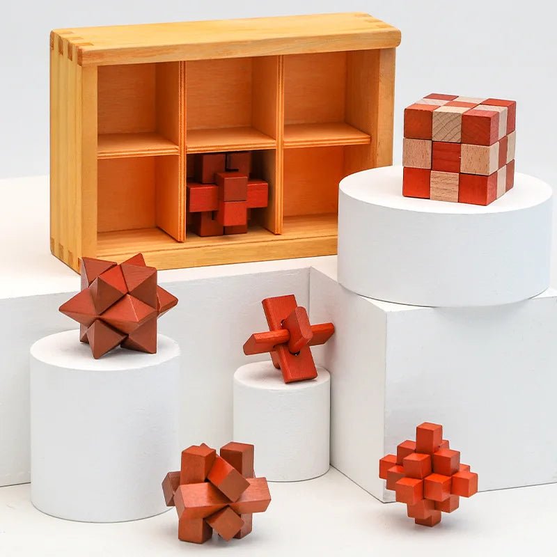 Brain Teaser Puzzle Box Set - Sensory Haven