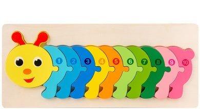 Children's Cartoon Number Animal Puzzle - Sensory Haven