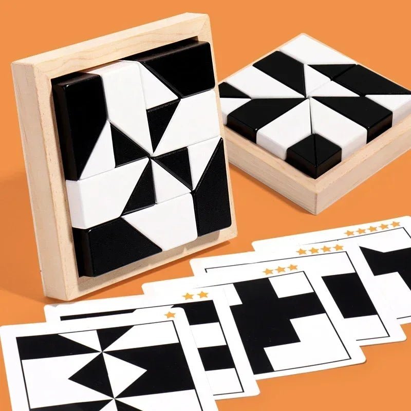 Children's Logic Hidden Blocks Puzzle - Sensory Haven