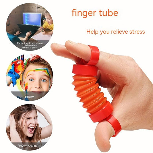 Finger Popper Fidget Stretch Tube Toys - Sensory Haven