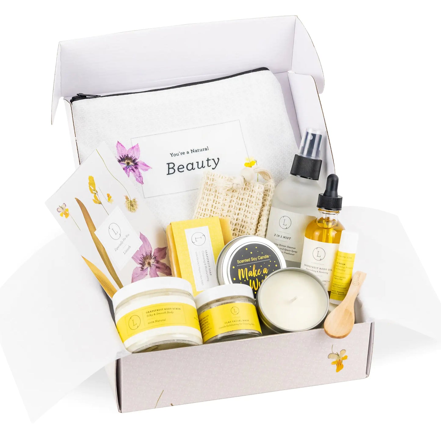 Natural Essence Spa Box - 9 Piece Bath Set