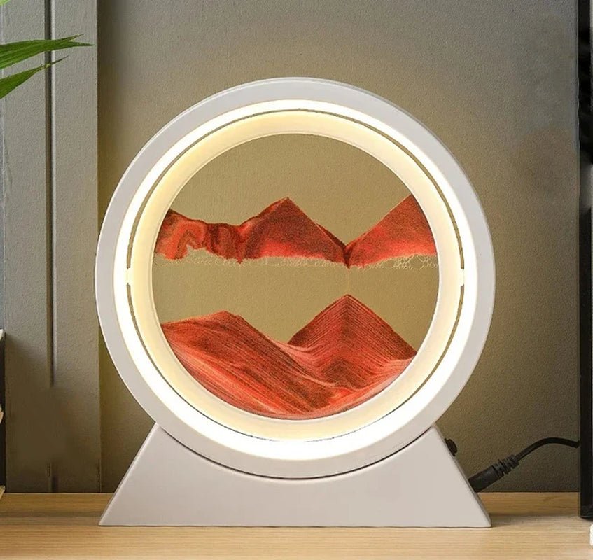 LED Light Creative Quicksand Table Lamp Moving Sand Art Picture - Sensory Haven