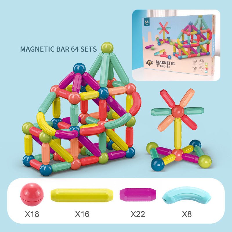 Magnetic Stick Building Blocks Game Magnets - Sensory Haven