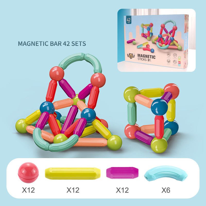 Magnetic Stick Building Blocks Game Magnets - Sensory Haven