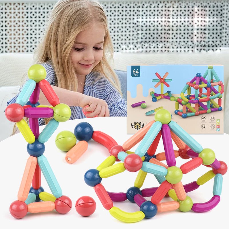 Magnetic Stick Building Blocks Game Magnets - Sensory Haven