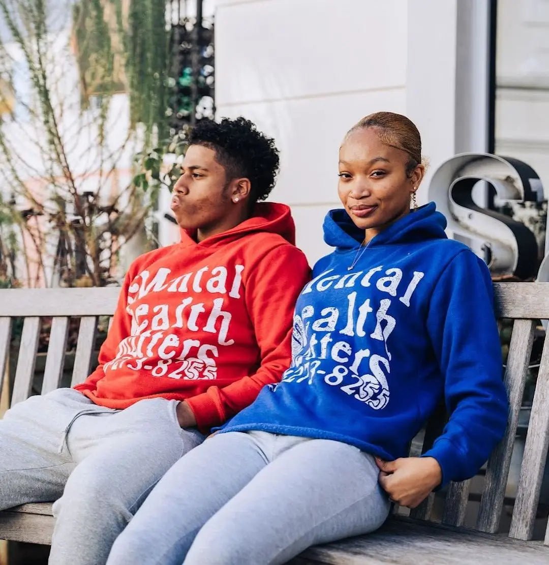 Mental Health Matters Retro Hoodie - Sensory Haven