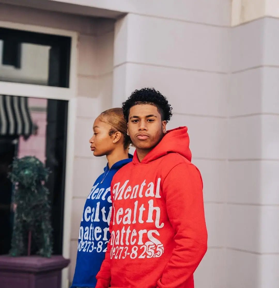 Mental Health Matters Retro Hoodie - Sensory Haven