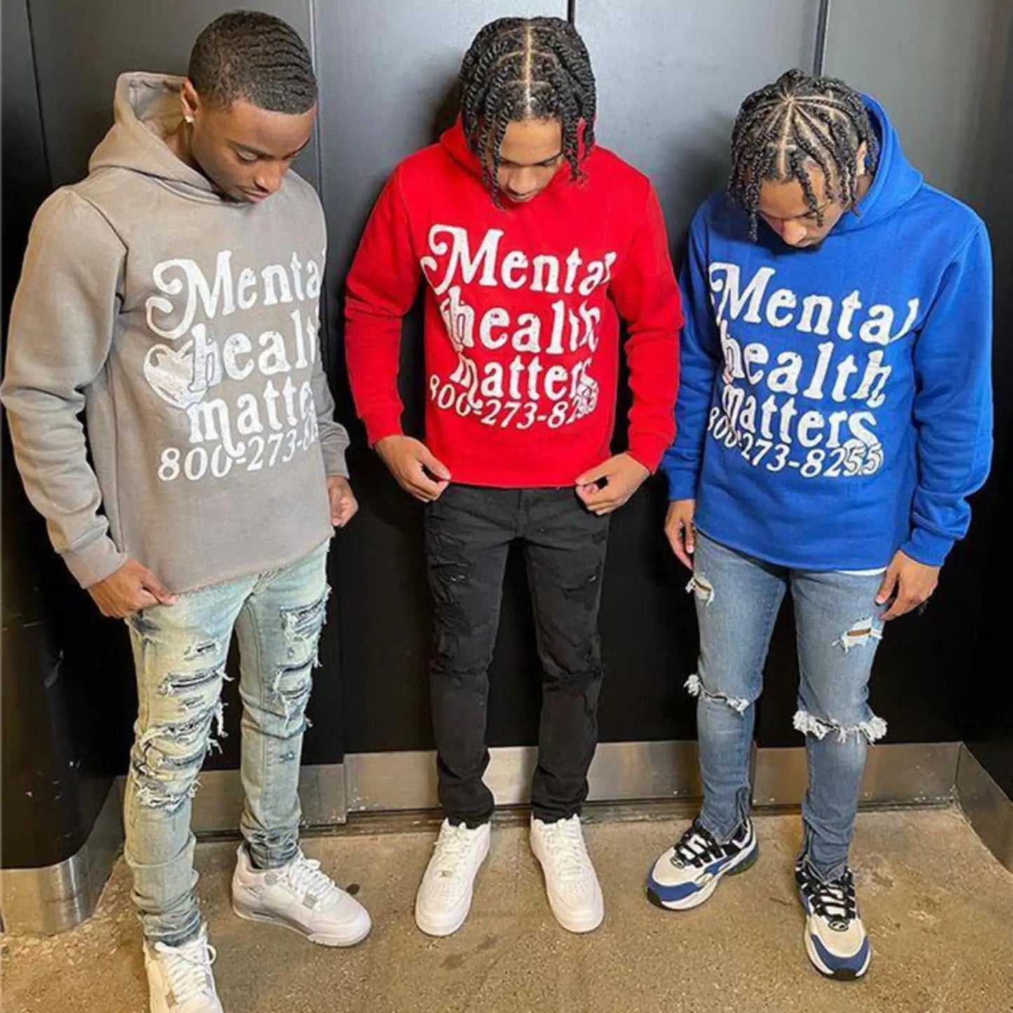 Mental Health Matters Retro Hoodie - Sensory Haven