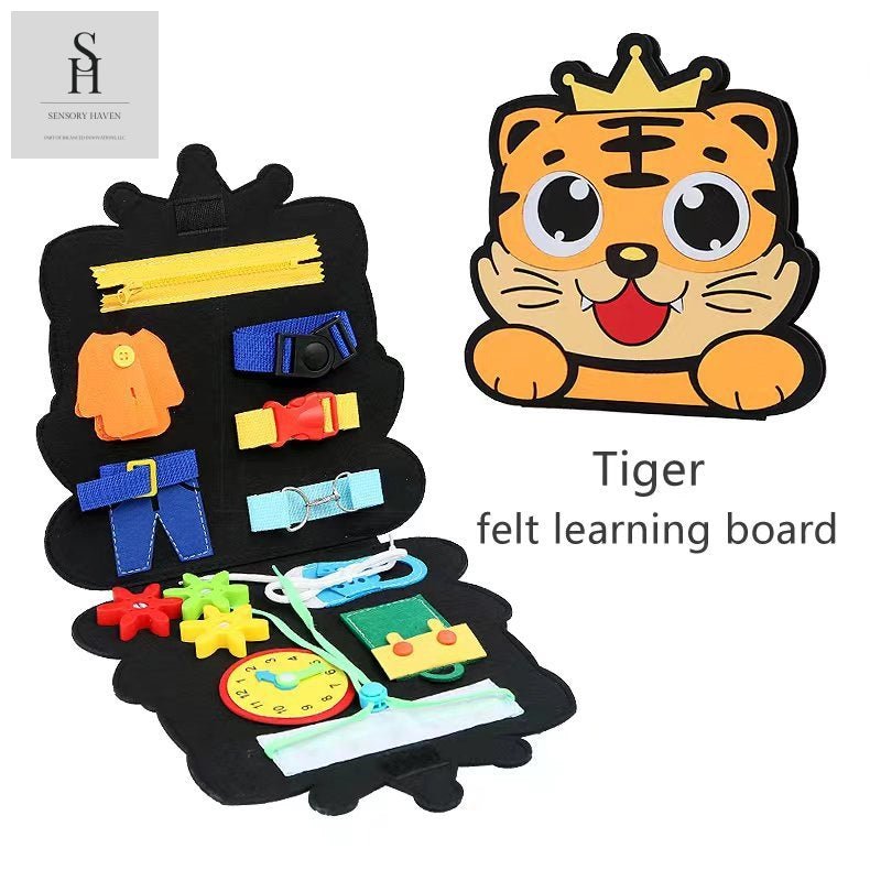 Montessori Busy Board for Toddlers - Sensory Haven