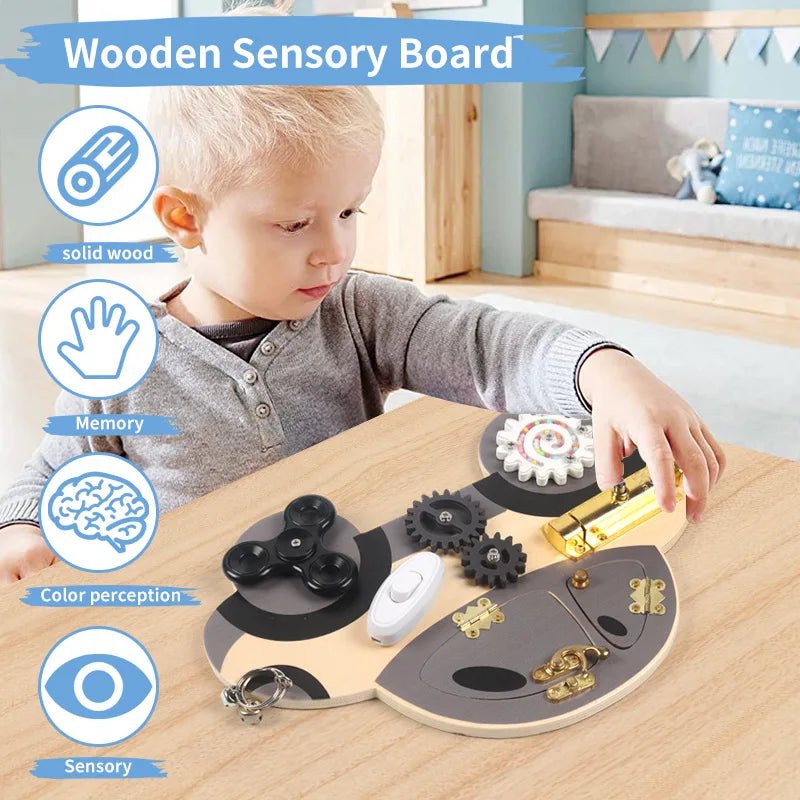 Montessori Toy Steering Wheel Busy Board - Sensory Haven