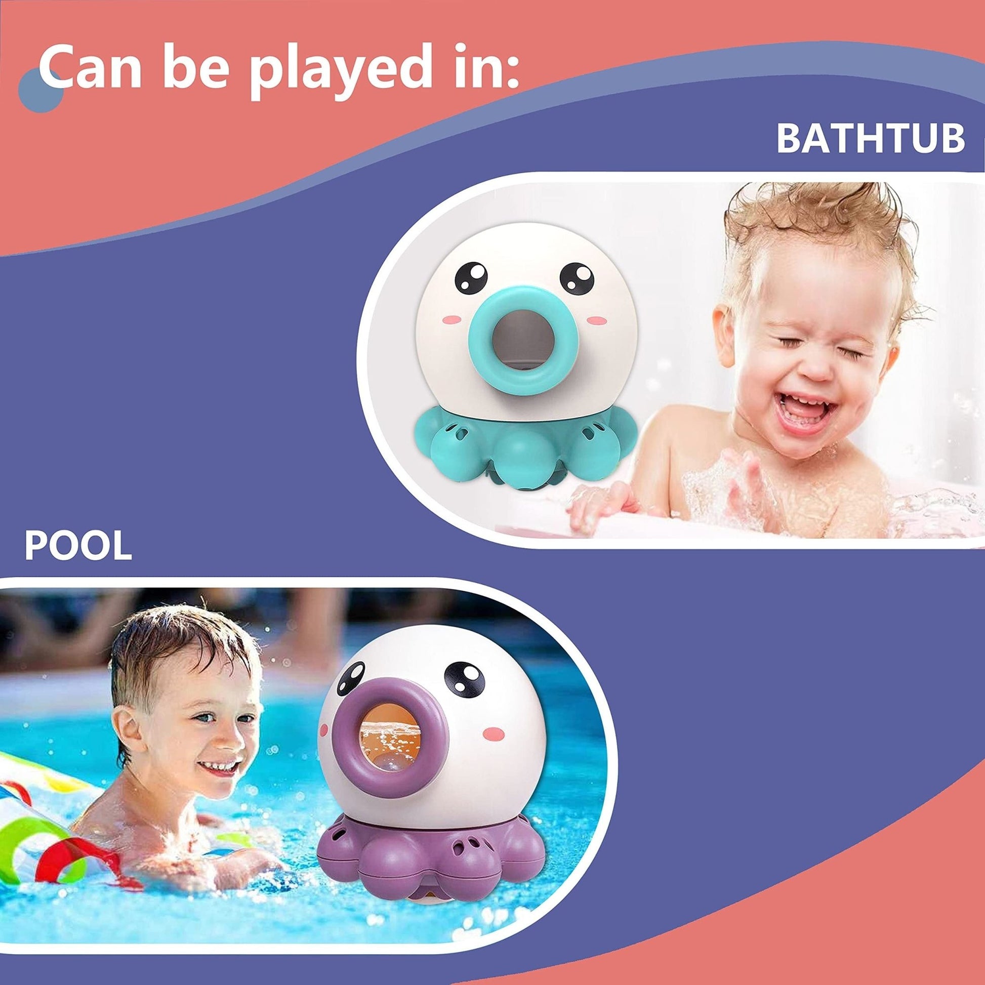 Octopus Fountain Bath Toy - Sensory Haven