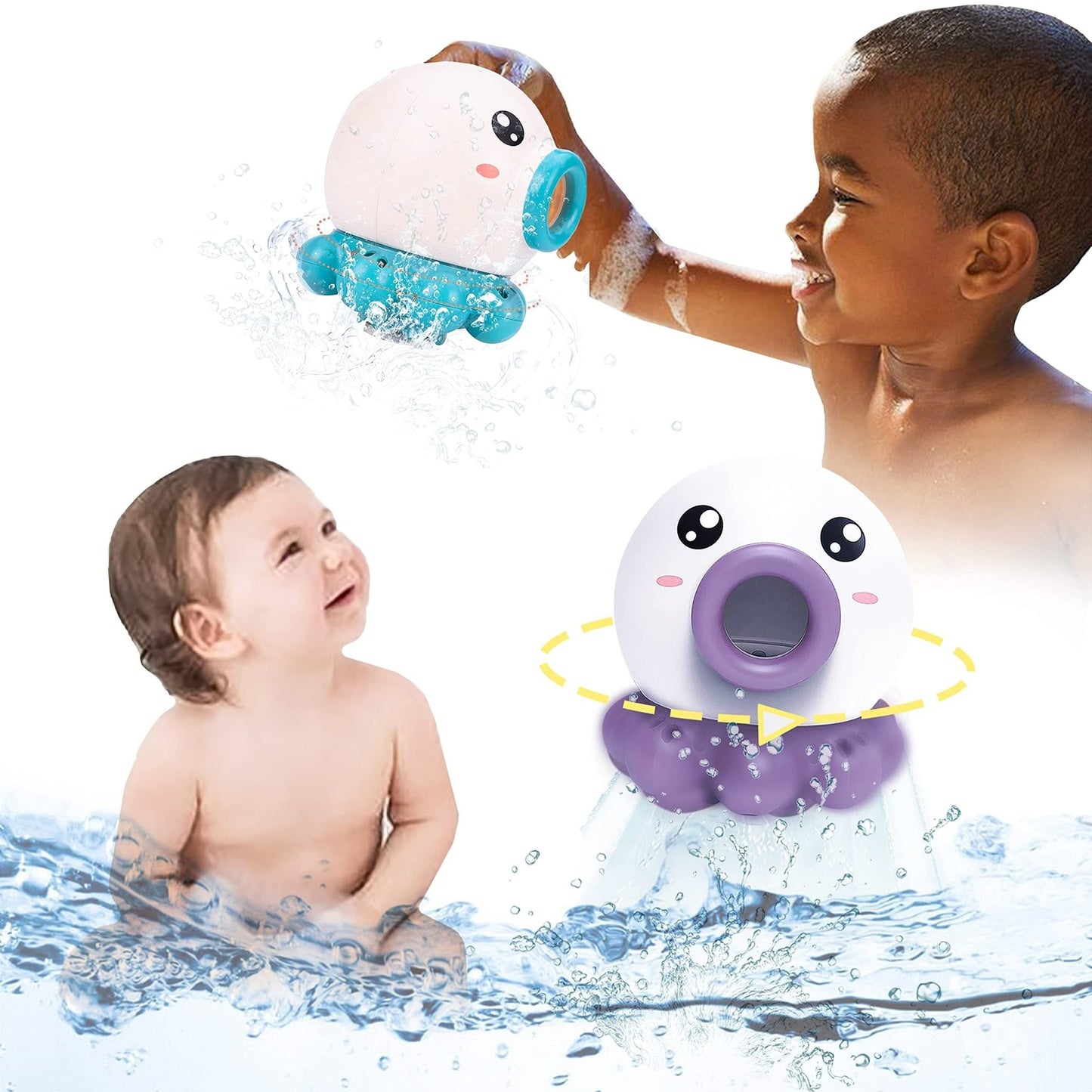 Octopus Fountain Bath Toy - Sensory Haven