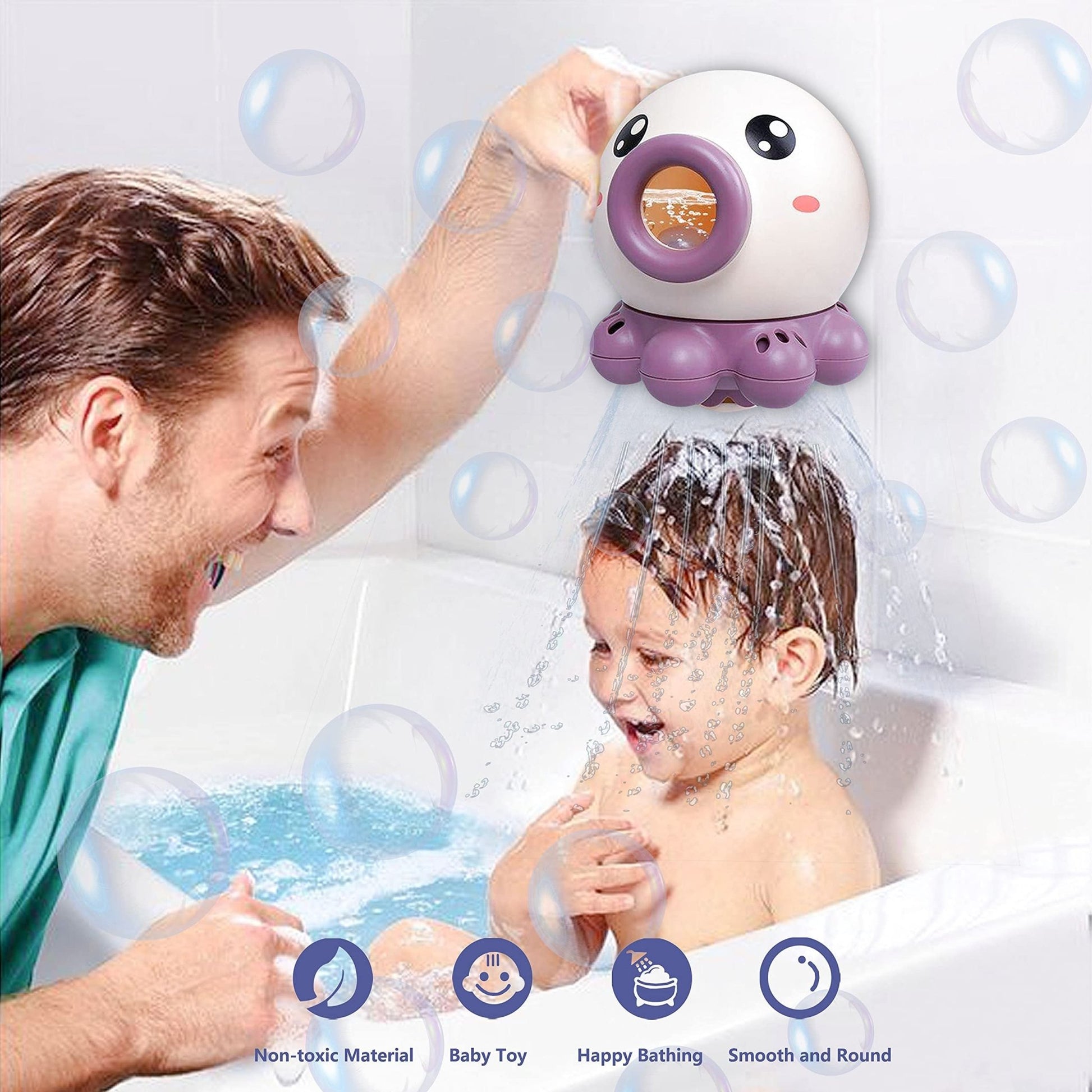 Octopus Fountain Bath Toy - Sensory Haven