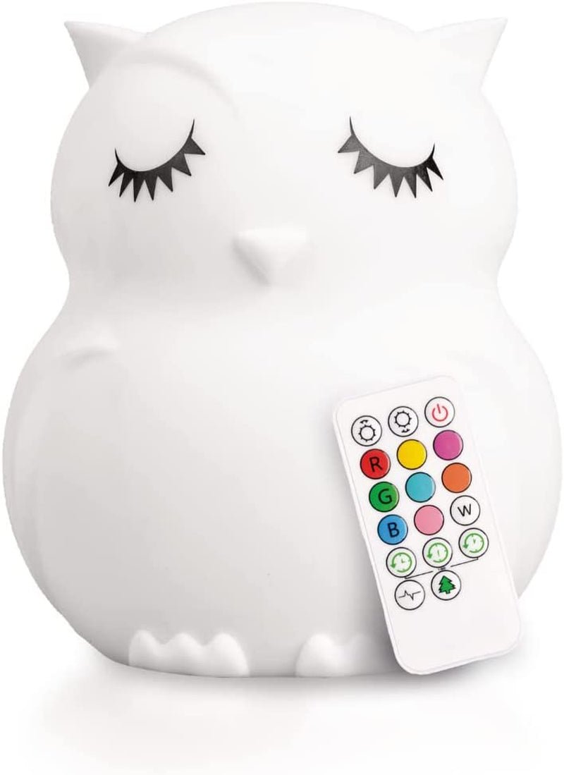 Owl Silicone Nightlight - Sensory Haven