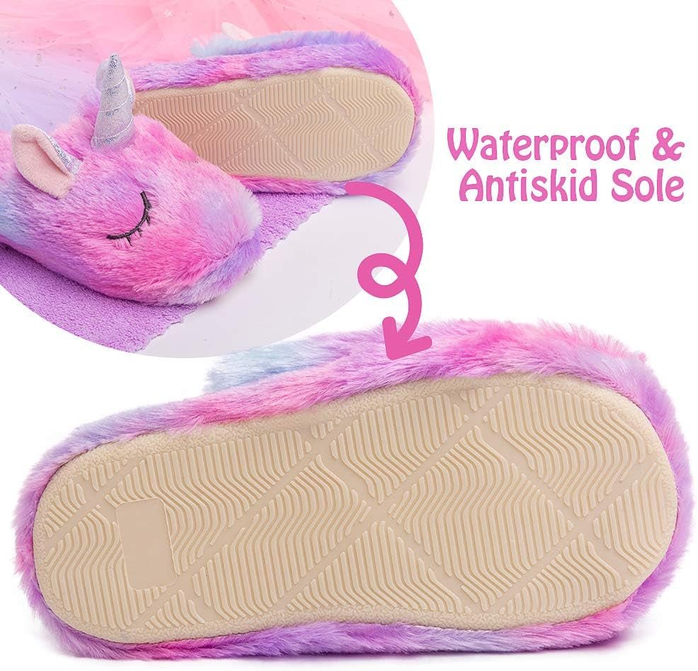 Rainbow Unicorn Slippers - Sensory Haven