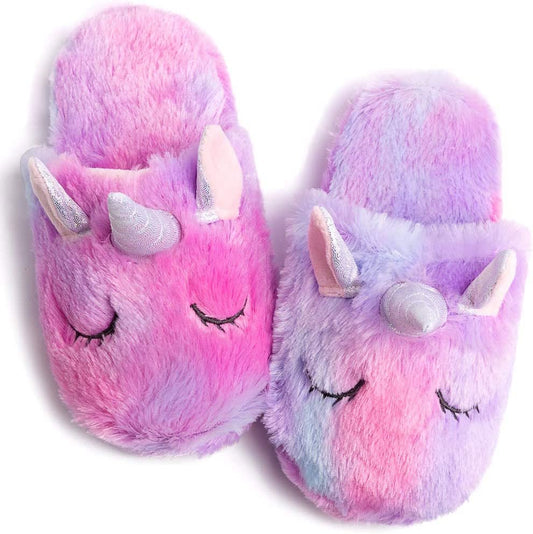 Rainbow Unicorn Slippers - Sensory Haven