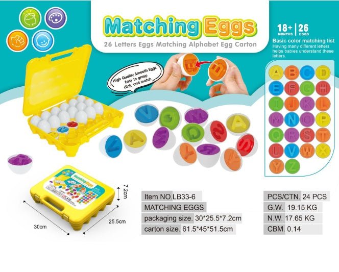 Sensory Learning Egg Toy - Sensory Haven