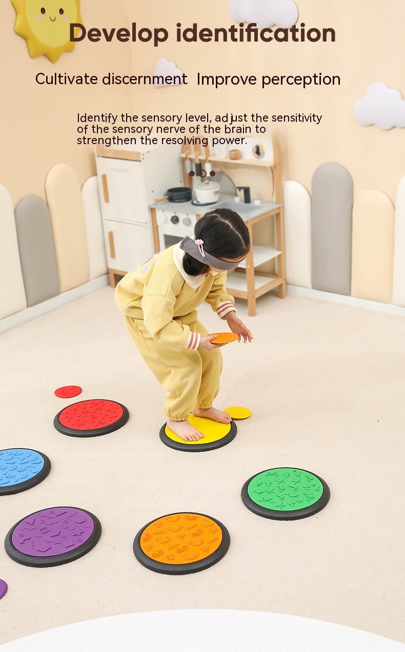 Sensory Tactile Disc Matching Toys Sensory Training Equipment for Balance - Sensory Haven