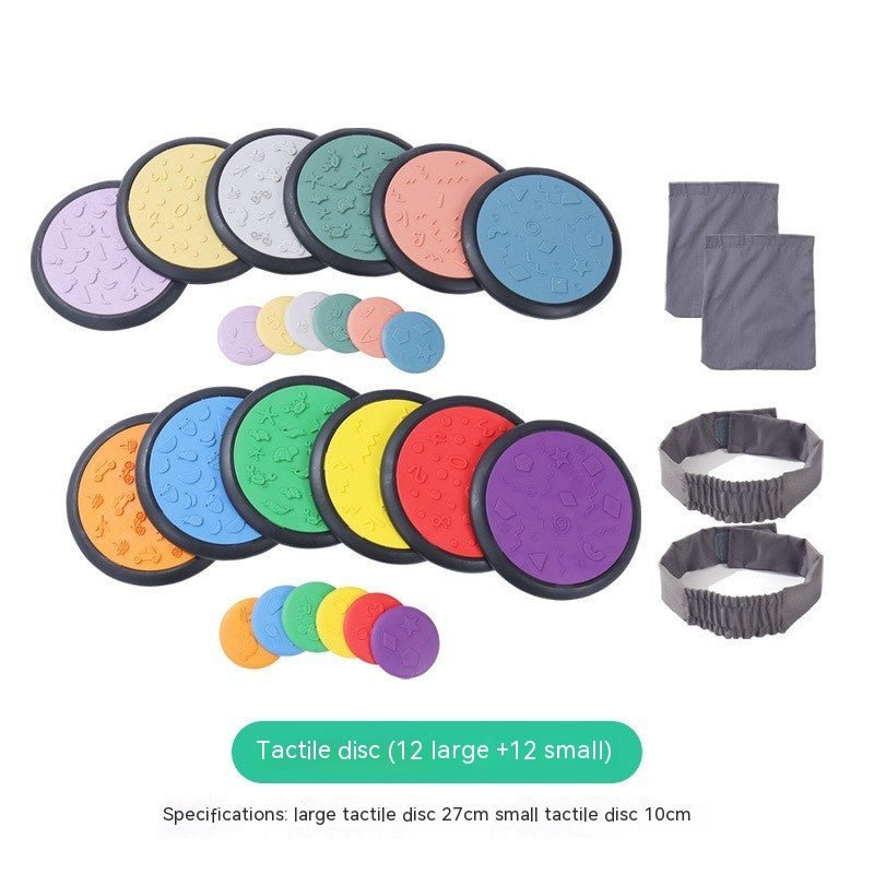 Sensory Tactile Disc Matching Toys Sensory Training Equipment for Balance - Sensory Haven