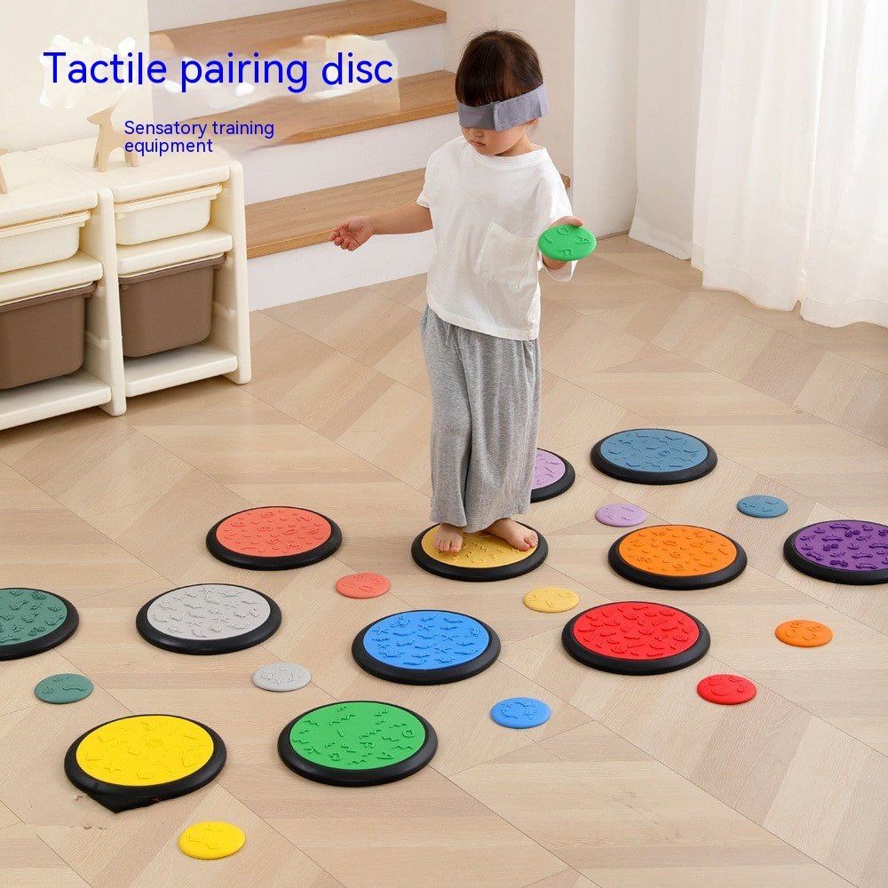 Sensory Tactile Disc Matching Toys Sensory Training Equipment for Balance - Sensory Haven