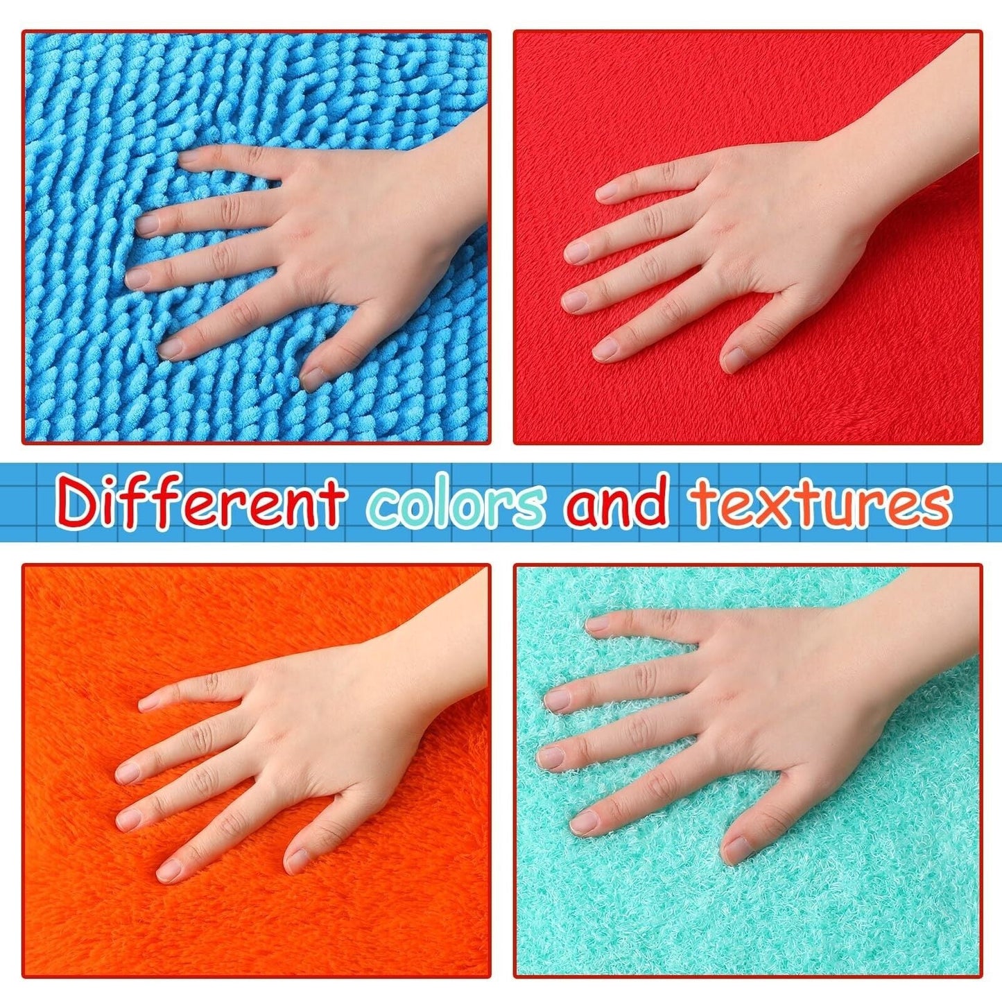 Set of 12 Sensory Floor Mats - Sensory Haven