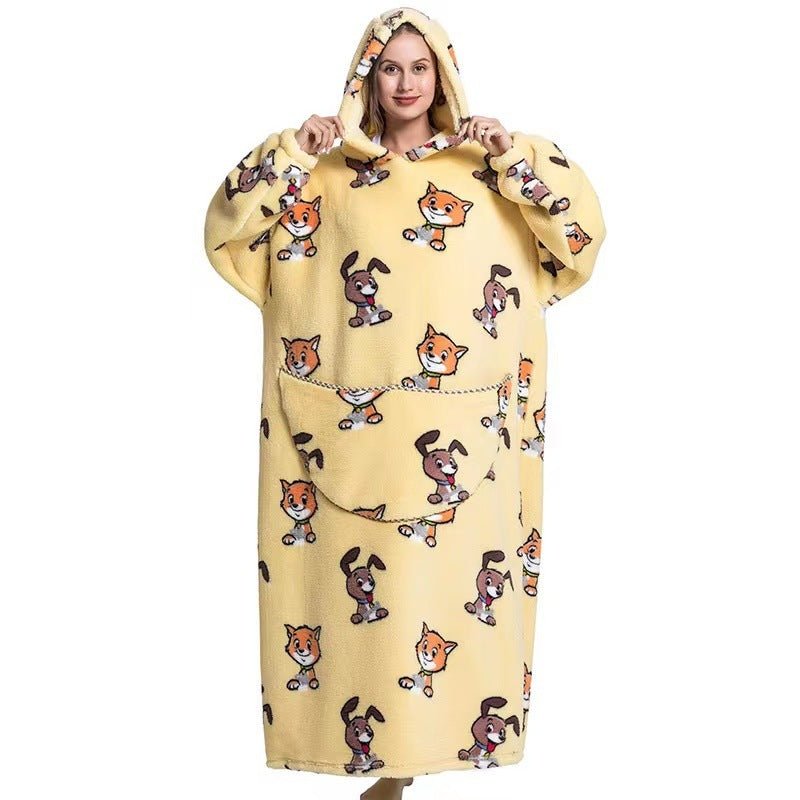 Shu Cotton Velvet Wearable Blanket - Sensory Haven