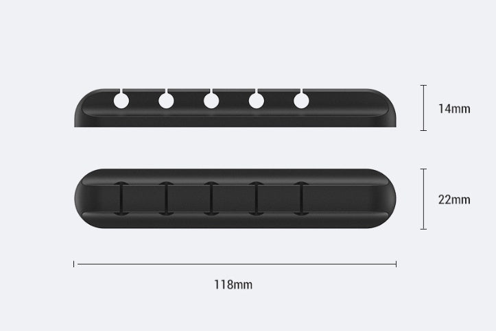 Silicone Cable Organizer Clips - Sensory Haven