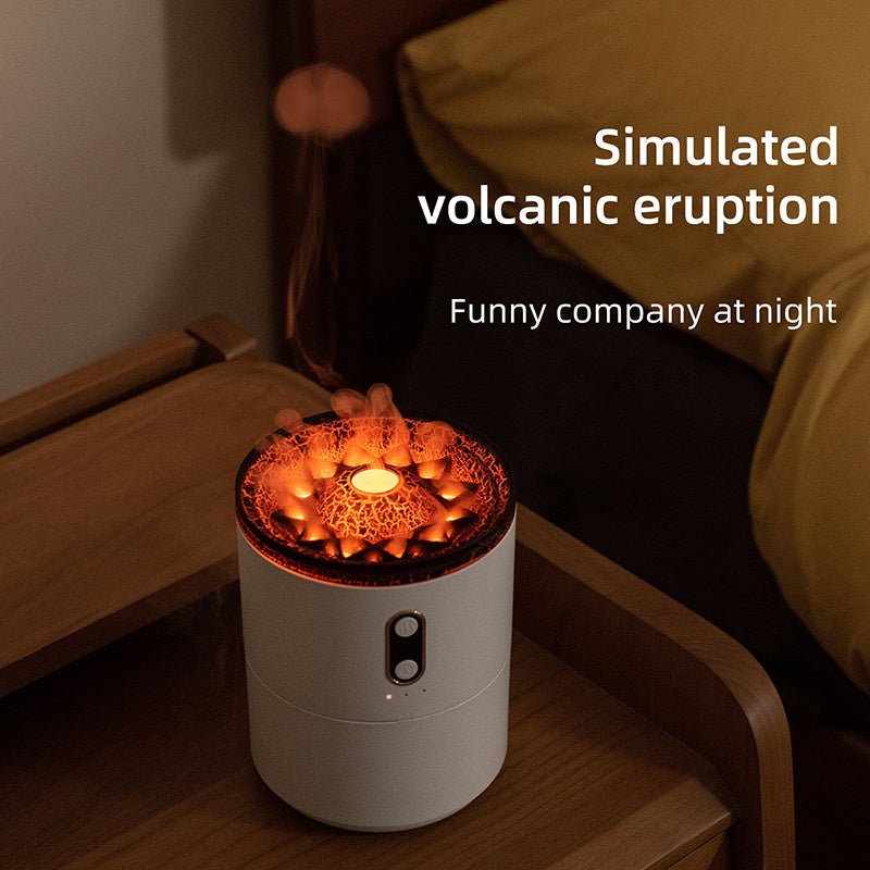 Volcanic Flame Aroma Essential Oil Diffuser USB Portable Humidifier - Sensory Haven