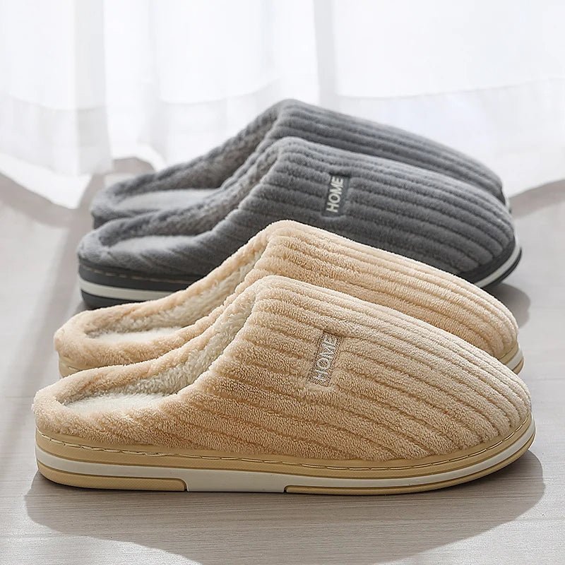 Warm Non Slip Plush Slippers - Sensory Haven