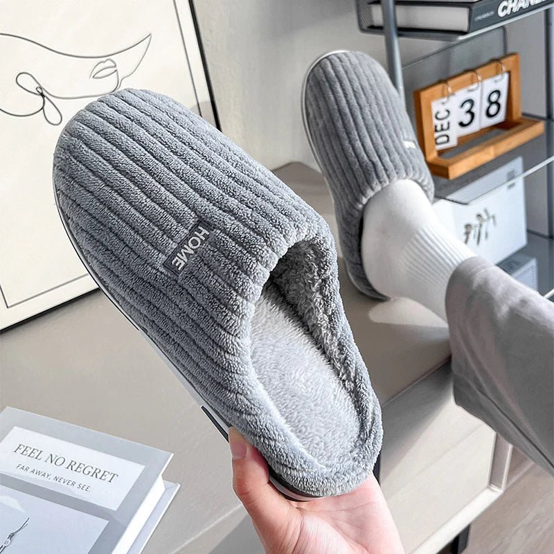 Warm Non Slip Plush Slippers - Sensory Haven