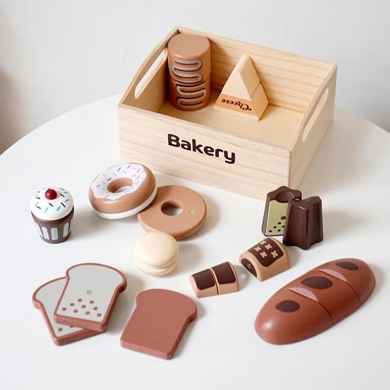 Wooden Kitchen Play Set for Kids - Sensory Haven