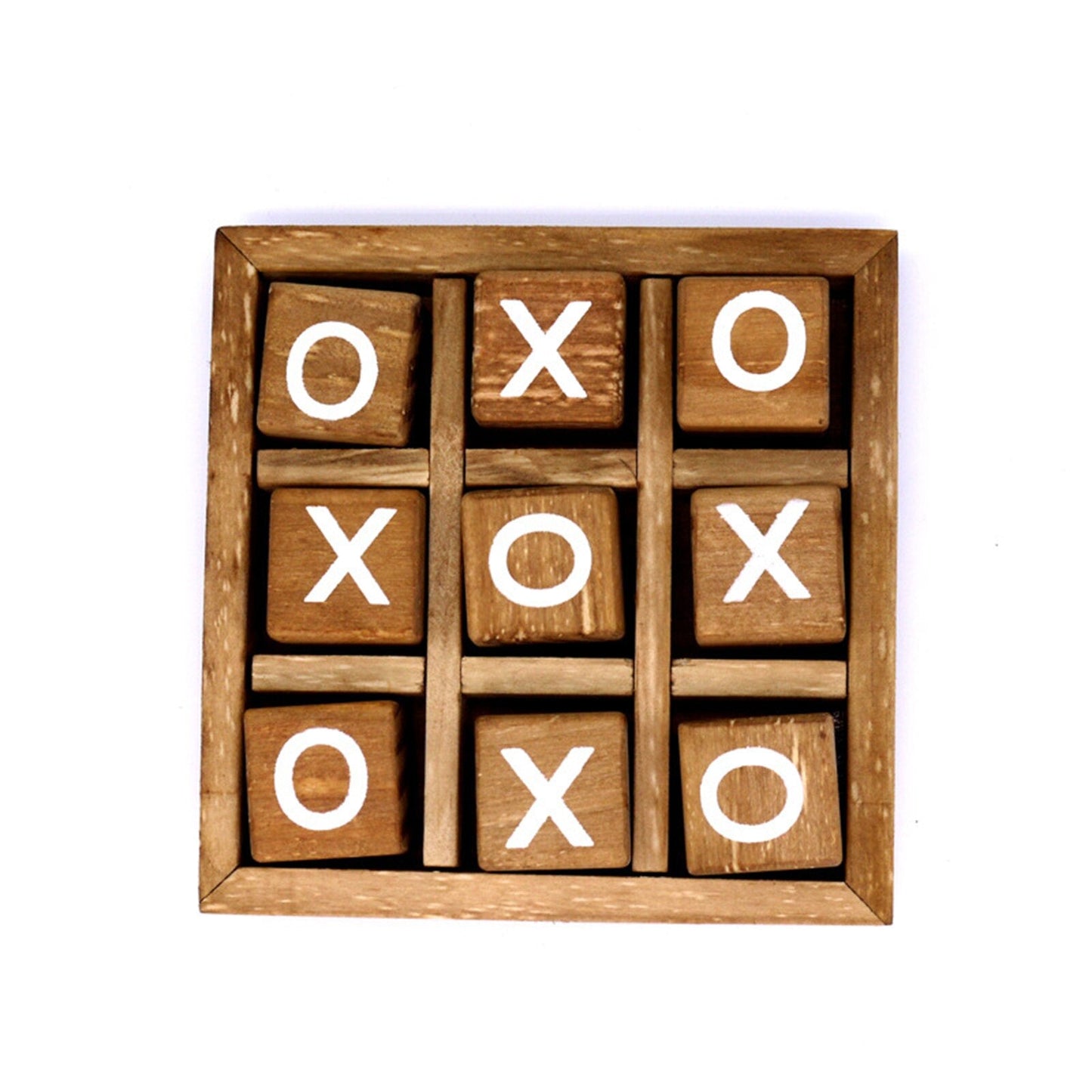 XO Wood Board Interaction Tic Tac Toe - Sensory Haven