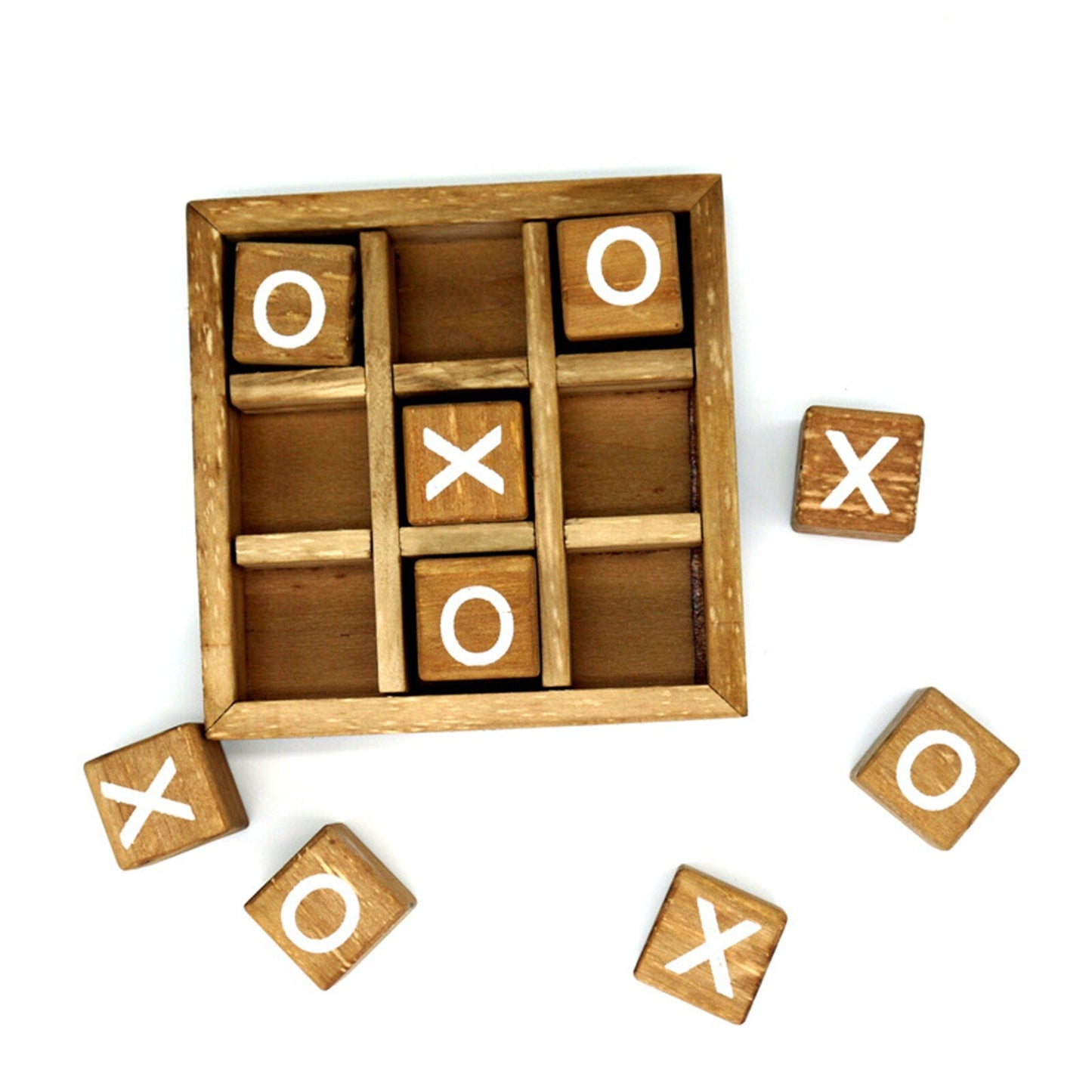 XO Wood Board Interaction Tic Tac Toe - Sensory Haven