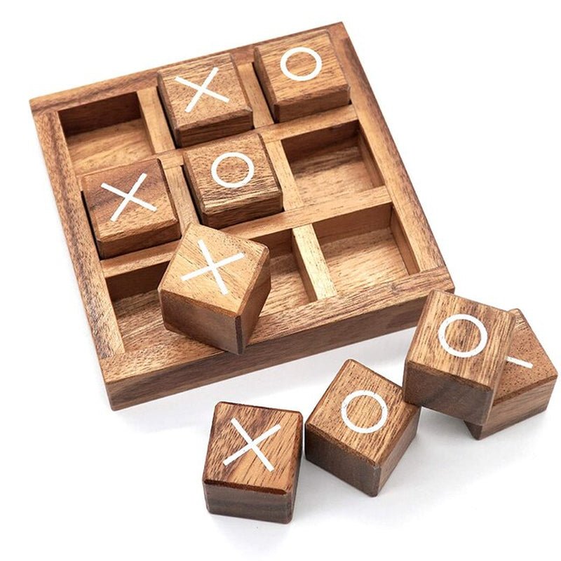 XO Wood Board Interaction Tic Tac Toe - Sensory Haven