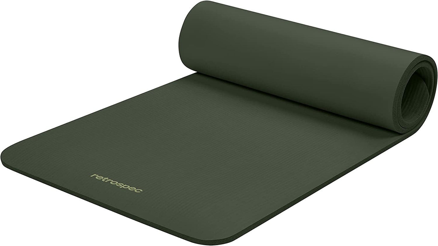 Yoga Mat 1/2" Thick with Nylon Strap - Sensory Haven